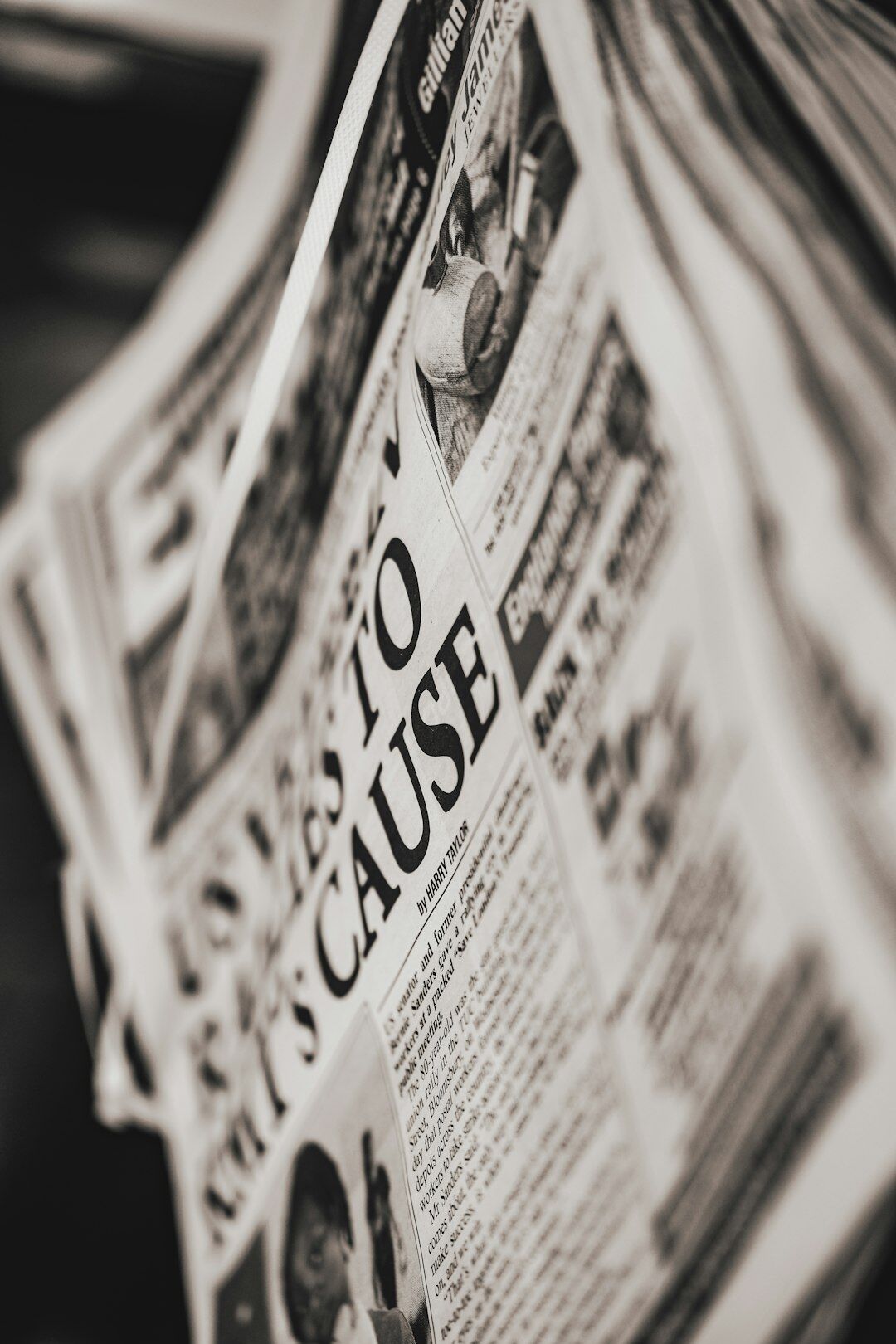 newspaper headlines
